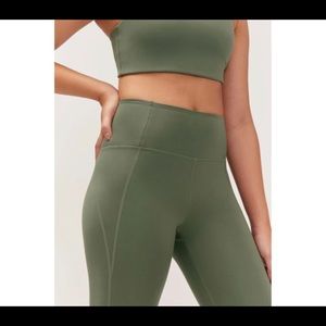 Girlfriend Collective High Rise Leggings Thyme M